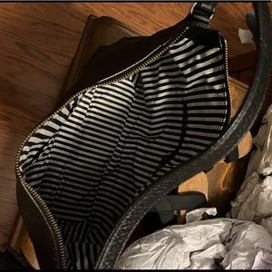 Black leather Kate Spade shoulder Like new!  Used only one time